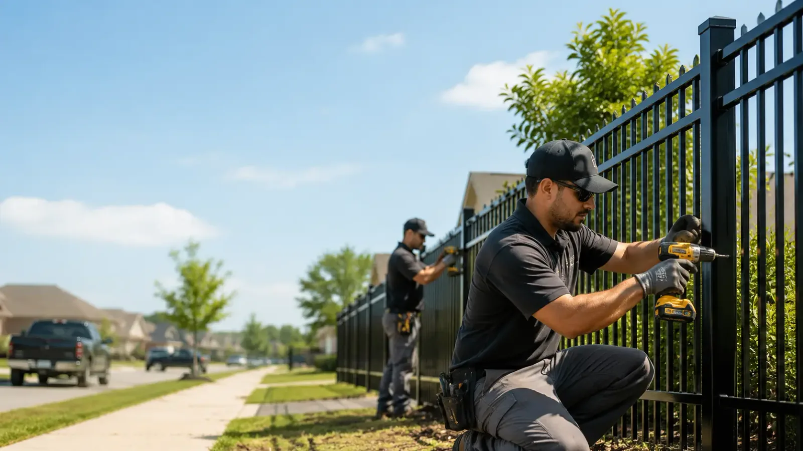 Metal Fence Installation in South Vienna, OH